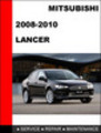 Thumbnail Mitsubishi Lancer 2008-2010 Factory Service Repair Manual