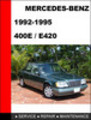 Thumbnail Mercedes-Benz 400E - E420 1992-1995 Service Repair Manual Thumbnail Mercedes-Benz 400E - E420 1992-1995 Service Repair Manual