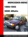Thumbnail Mercedes-Benz 300E 4Matic 1990-1993 Service Repair Manual Thumbnail Mercedes-Benz 300E 4Matic 1990-1993 Service Repair Manual