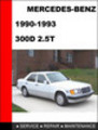 Thumbnail Mercedes-Benz 300D 2.5T 1990-1993 Service Repair Manual Thumbnail Mercedes-Benz 300D 2.5T 1990-1993 Service Repair Manual