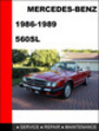 Thumbnail Mercedes-Benz 560SL 1986-1989 Factory Service Repair Manual Thumbnail Mercedes-Benz 560SL 1986-1989 Factory Service Repair Manual