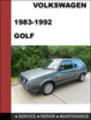 Thumbnail Volkswagen Golf MK2 1983-1992 Service Repair Manual