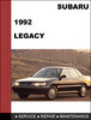 Thumbnail Subaru Legacy 1992 Factory Service Repair Manual Download