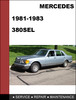 Thumbnail Mercedes-Benz 380SEL w126 1981-1983 Factory WORKSHOP Service manual Thumbnail Mercedes-Benz 380SEL w126 1981-1983 Factory WORKSHOP Service manual