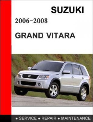 Product picture Suzuki Grand Vitara 2006/2007/2008 Service Repair Manual