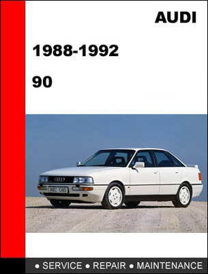 Product picture Audi 90 1988-1992 Factory Service Repair Manual