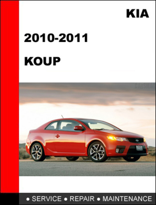 Product picture KIA Koup 2010-2011 Factory Workshop Service Repair Manual