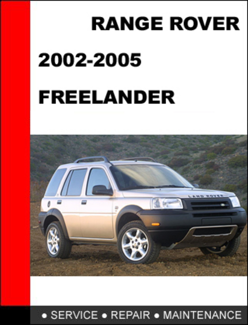 Product picture Range Rover Freelander 2002-2005 Service Repair Manual
