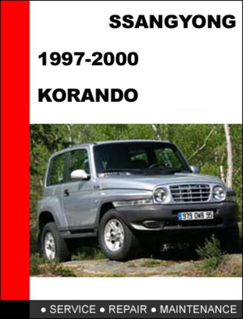 Product picture SsangYong Korando 1997-2000 Service Repair Manual 