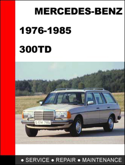 Product picture Mercedes-Benz 300TD 1976-1985 Factory Service Repair Manual