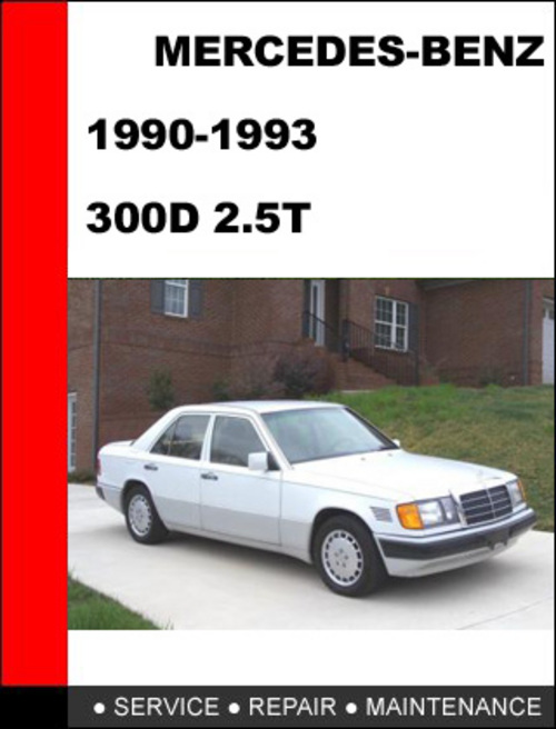 Product picture Mercedes-Benz 300D 2.5T 1990-1993 Service Repair Manual