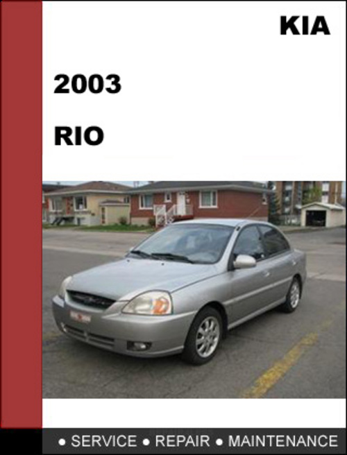 Product picture KIA RIO 2003 OEM Factory Service Repair Manual Download