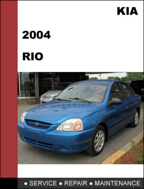 Product picture KIA RIO 2004 OEM Factory Service Repair Manual Download