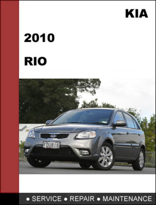Product picture KIA RIO 2010 OEM Factory Service Repair Manual Download