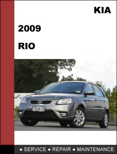 Product picture KIA RIO 2009 OEM Factory Service Repair Manual Download