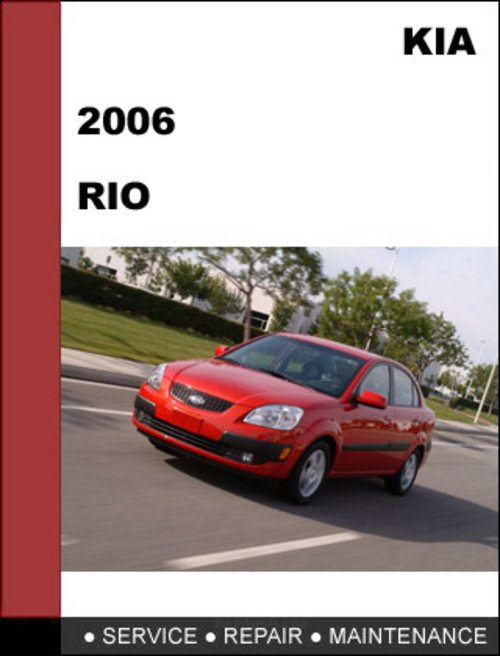 Product picture KIA RIO 2006 OEM Factory Service Repair Manual Download