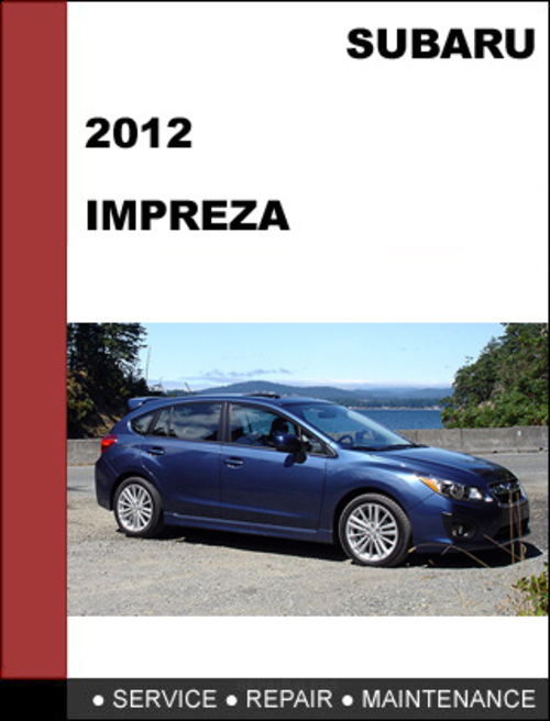 Product picture Subaru impreza 2.0i 2012-2013 factory SHOP Service Repair Manual
