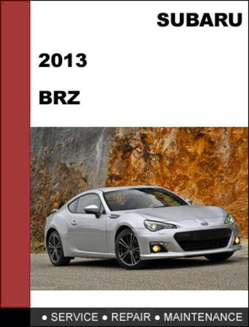 Product picture Subaru BRZ 2013-2014 factory SHOP Service Repair Manual