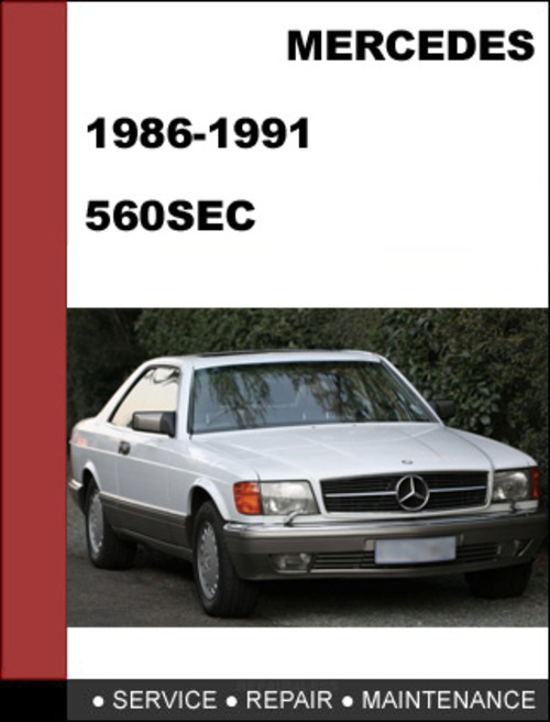 Product picture Mercedes-Benz 560SEC w126 1986-1991 Factory WORKSHOP Service manual