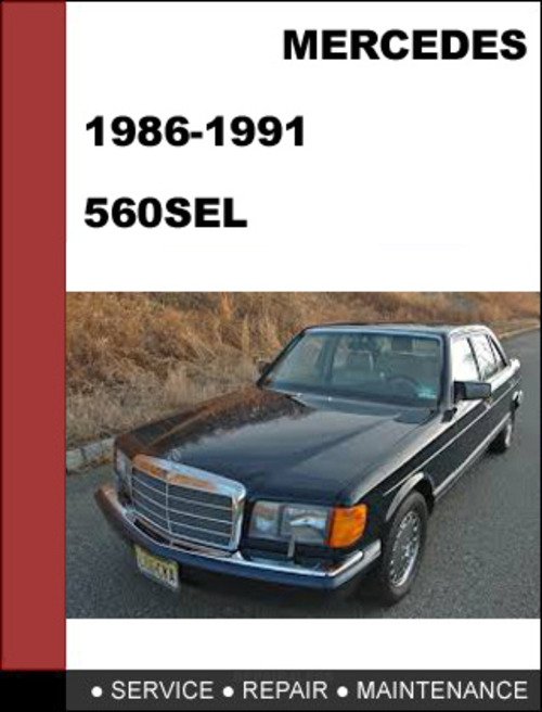 Product picture Mercedes-Benz 560SEL w126 1986-1991 Factory WORKSHOP Service manual