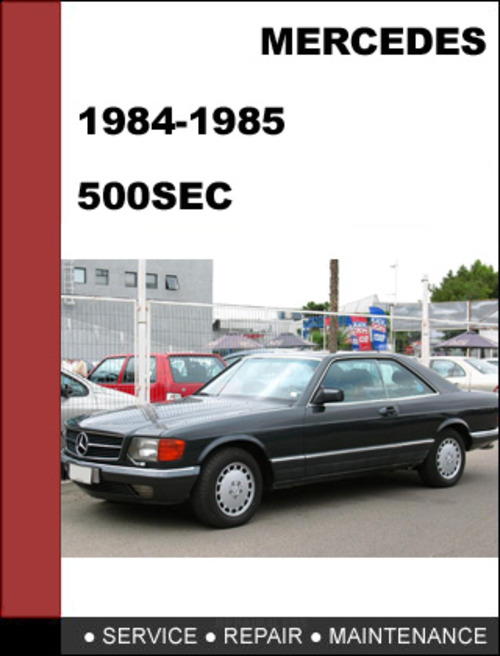 Product picture Mercedes-Benz 500SEC w126 1984-1985 Factory WORKSHOP Service manual