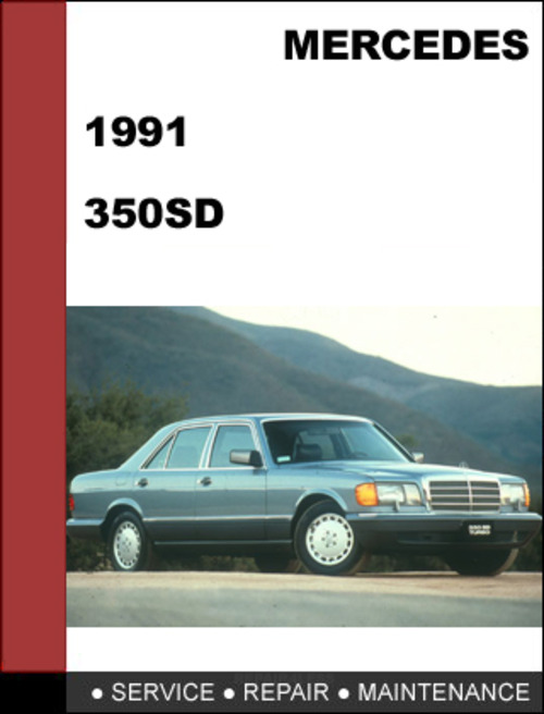 Product picture Mercedes-Benz 350SD w126 1991 Factory WORKSHOP Service manual