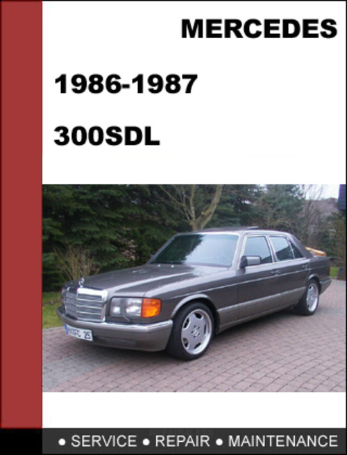 Product picture Mercedes-Benz 300SDL w126 1986-1987 Factory WORKSHOP Service manual