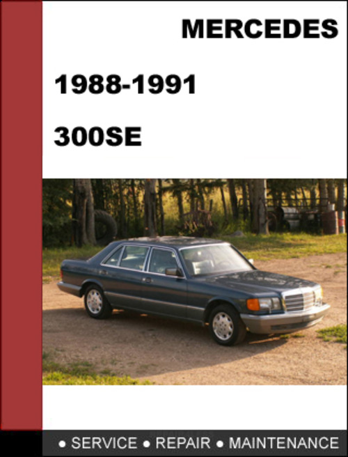 Product picture Mercedes-Benz 300SE w126 1988-1991 Factory WORKSHOP Service manual