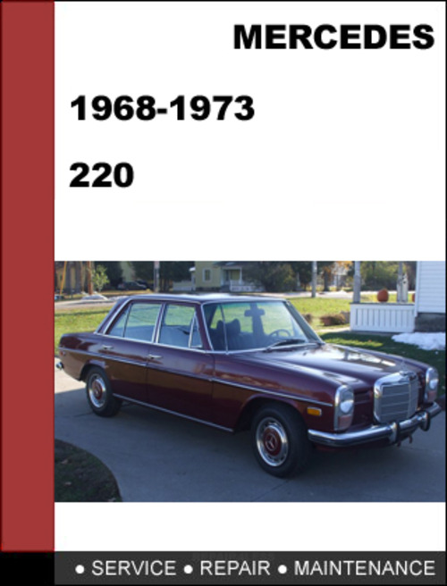 Product picture Mercedes-Benz 220 1968-1973 Factory WORKSHOP Service Repair manual Download