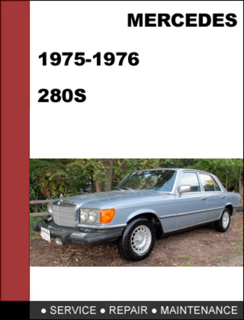 Product picture Mercedes-Benz 280S 1975-1976 Factory WORKSHOP Service Repair manual