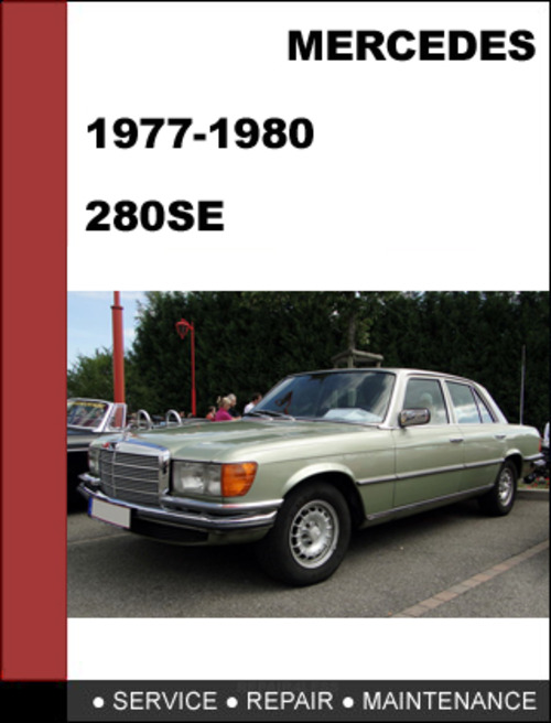 Product picture Mercedes-Benz 280SE 1977-198 Factory WORKSHOP Service Repair manual