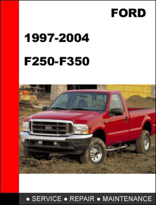 Product picture Ford F250-F350 1997  to 2004 Factory workshop Service Repair manual
