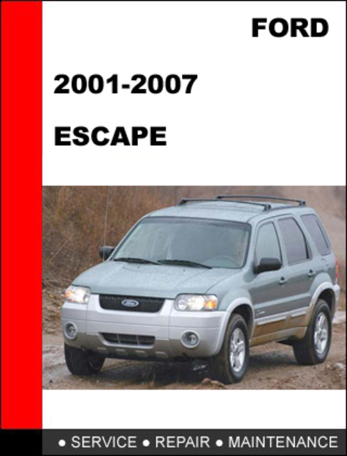 Product picture Ford Escape 2001 to 2007 Factory workshop Service Repair manual