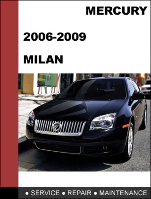 Product picture Mercury Milan 2006 to 2009 Factory workshop Service Repair manual
