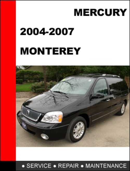 Product picture Mercury Monterey 2004-2007 Factory Service manual download