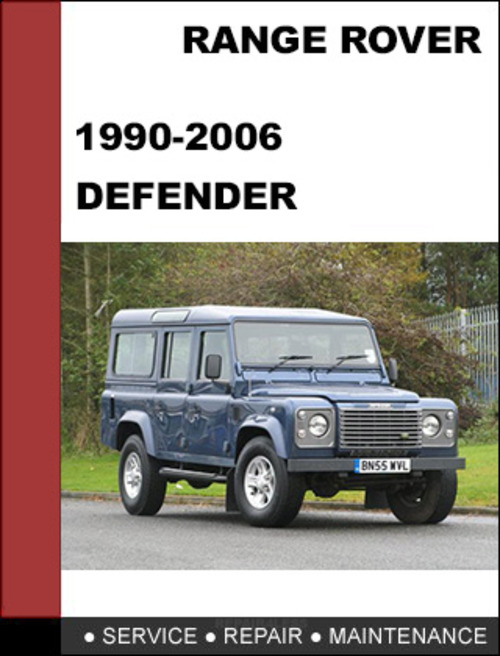 Product picture Range Rover Defender 1990 - 2006 OEM Factory Service Repair Workshop Manual