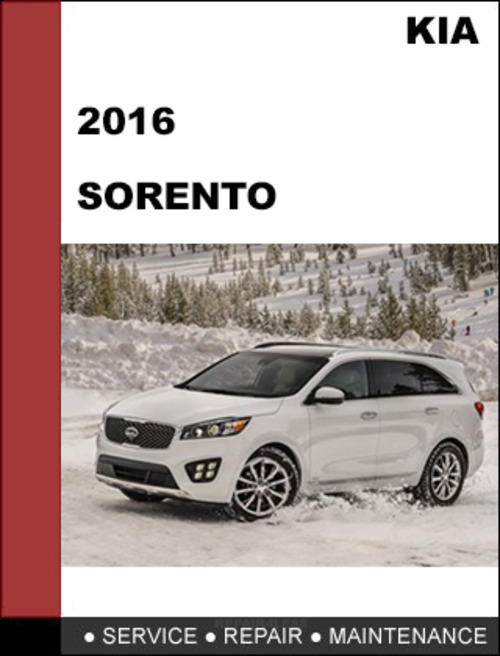 Product picture KIA Sorento 2016 OEM Factory Service Repair Workshop Manual