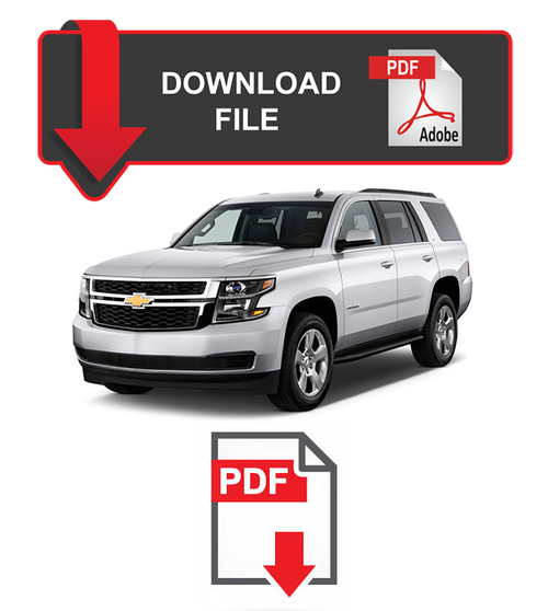 Product picture Chevrolet Tahoe 2014 2015 2016 2017 2018 2019  Factory repair workshop manual