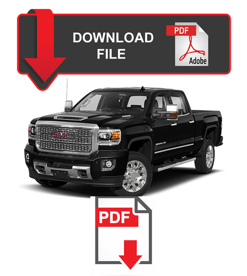 Product picture GMC Sierra HD 2500 3500 2017 2018 2019  Factory workshop Service manual