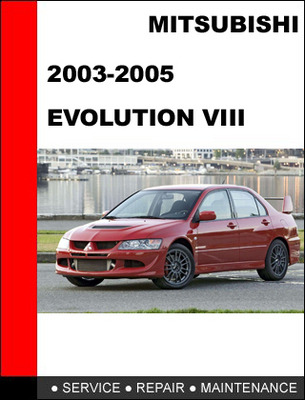 Product picture  MITSUBISHI EVOLUTION 8 VIII 2003-2005 Service repair manual